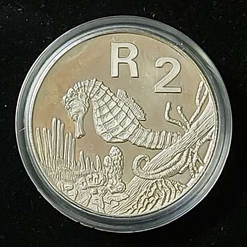 1 X 1997 SILVER R2 SEAHORSE COIN WITH CERTIFICATE 2018