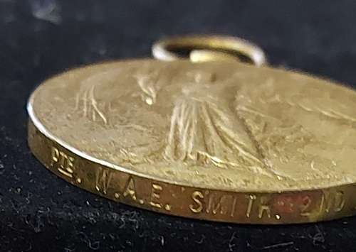 3 X WW1 MEDALS FOR: WAE SMITH
