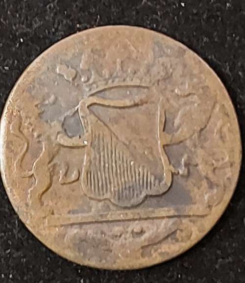 1790 VOC DUIT -NETHERLANDS EAST INDIA