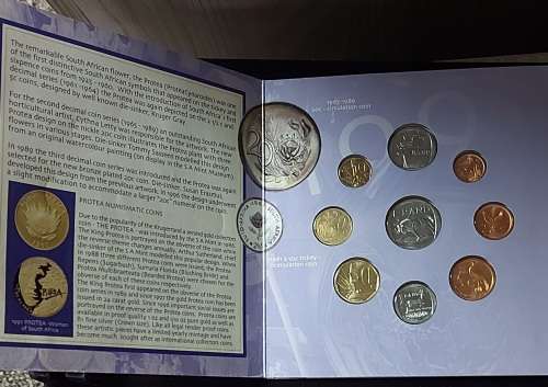1998 Brilliant Uncirculated South African Coin Set