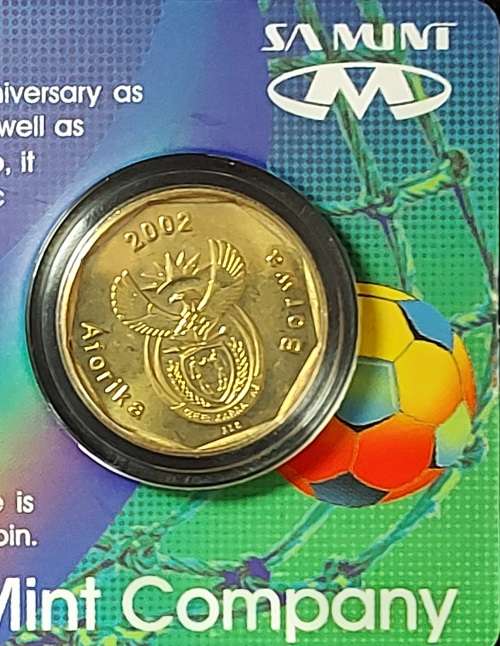 2002 BAFANA BAFANA  50C COMMEMORATIVE COIN