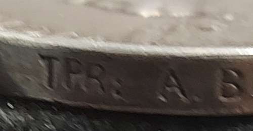 QSA AND KING EDWARD CORONATION MEDALS : TPR A BISSET DAMANT`S HORSE