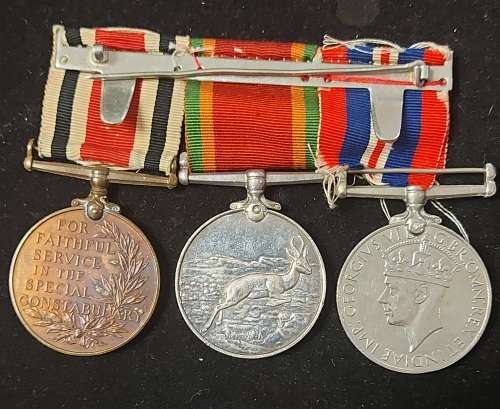 3 X WW2 MEDALS : 314116 B.D RAE