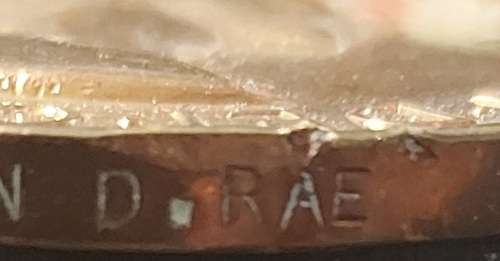 3 X WW2 MEDALS : 314116 B.D RAE