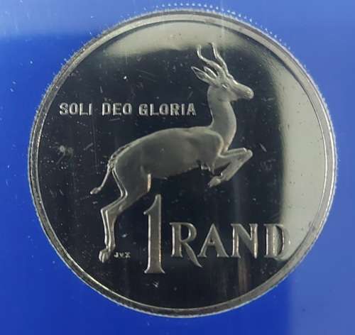 1 X 1989 R2 PROOF COIN AND 1 X 1990 PW BOTHA R1 PROOF COIN