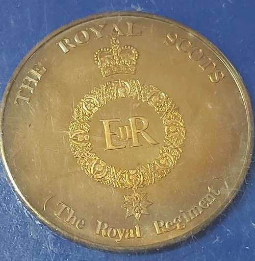 THE ROYAL SCOTTS - EDINBURG CASTLE MEDAL