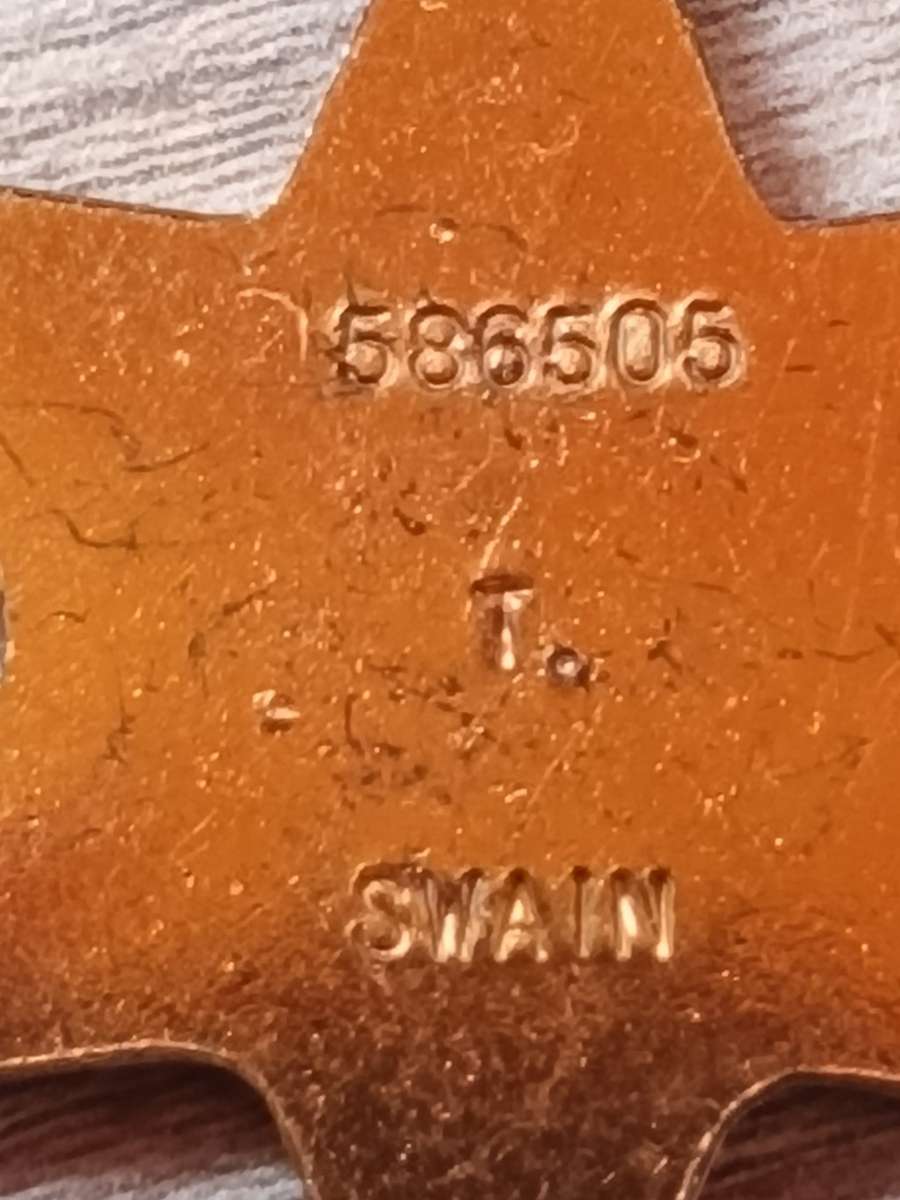 SET OF 4 X WW2 MEDALS FOR T. SWAIN (586505)