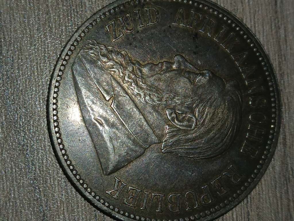 1 X 1892 SOUTH AFRICAN SINGLE SHAFT 5 SHILLING
