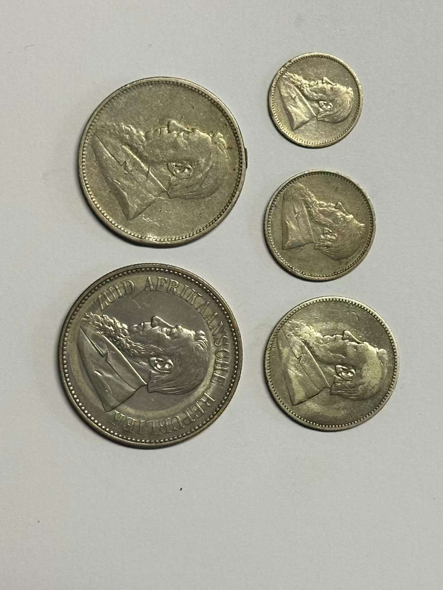 6 X 1896 COINS  CONSIST OF 1D, 3D, 6D, 1S, 2S AND 2 1/2 SHILLING (CONDITION AS PER PHOTOS)