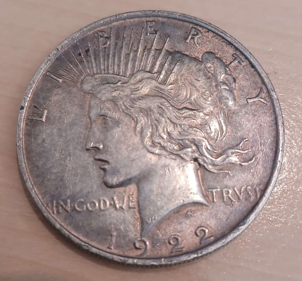 1922 US PEACE DOLLAR