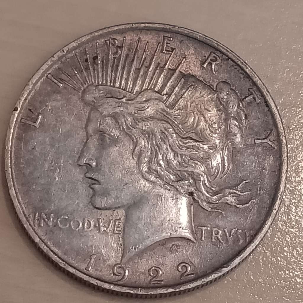 1922 US PEACE DOLLAR