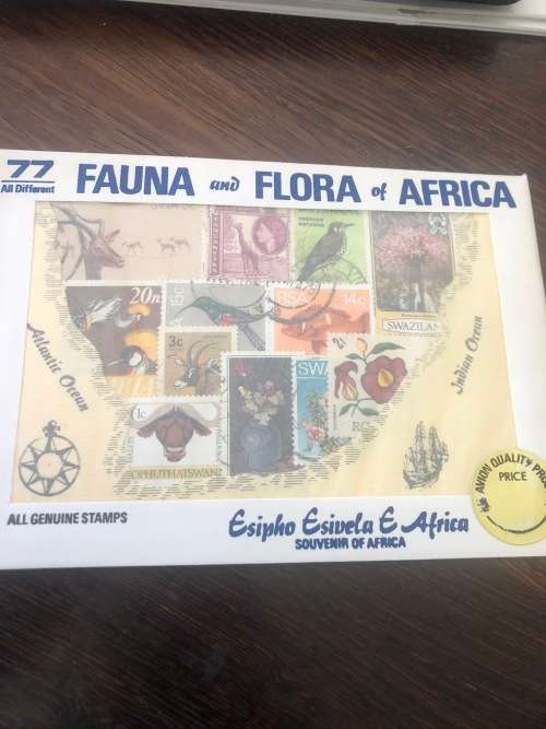 FAUNA AND FLORA OF AFRICA STAMPS X77