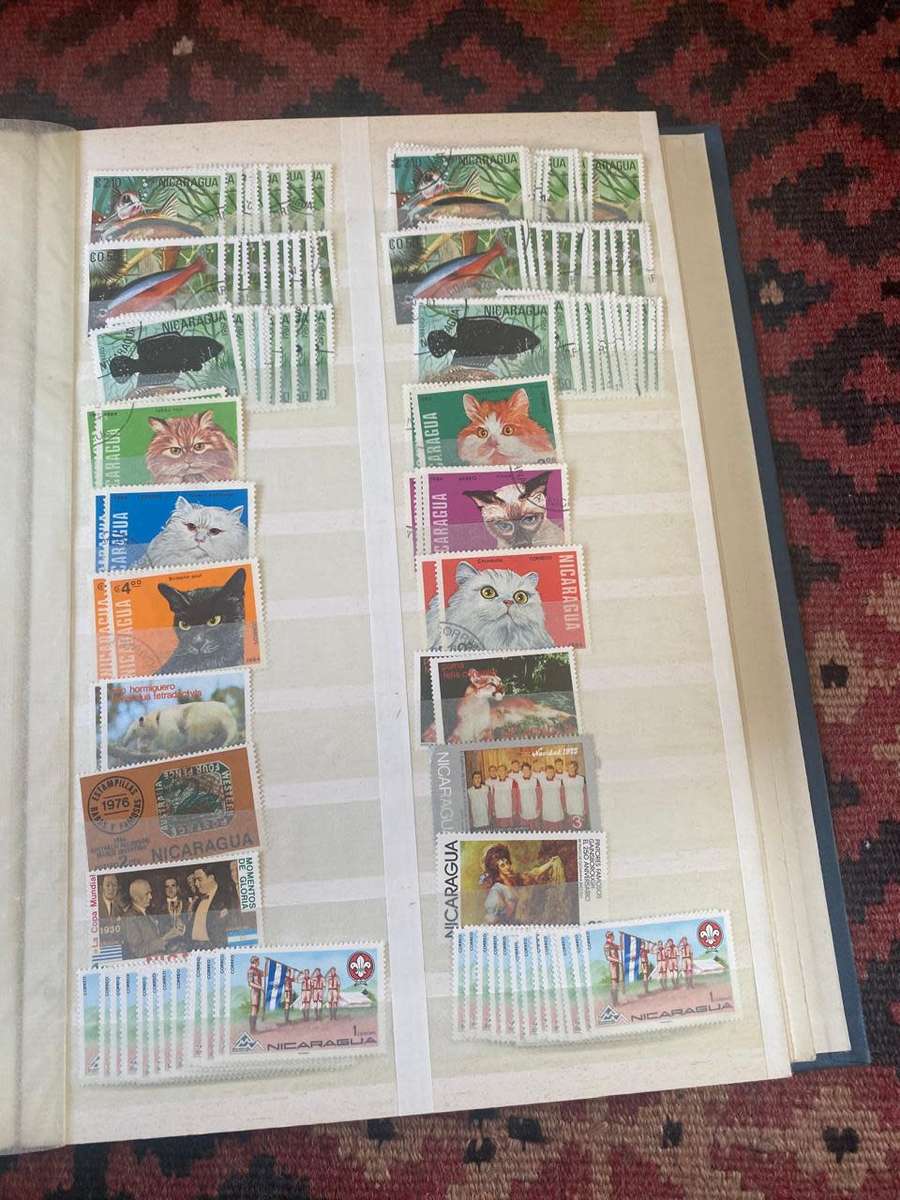 32 pages of stamps mainly South America