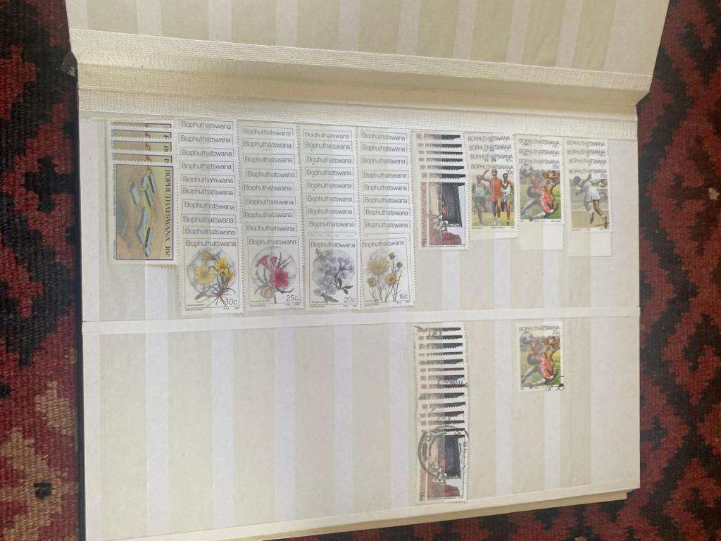 32 pages of stamps Boputhaswana