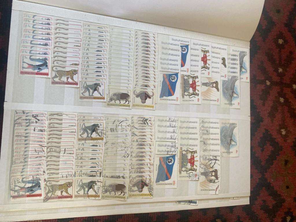 32 pages of stamps Boputhaswana