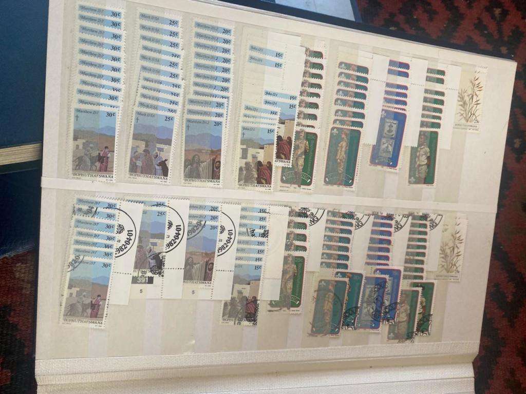 32 pages of stamps Boputhaswana