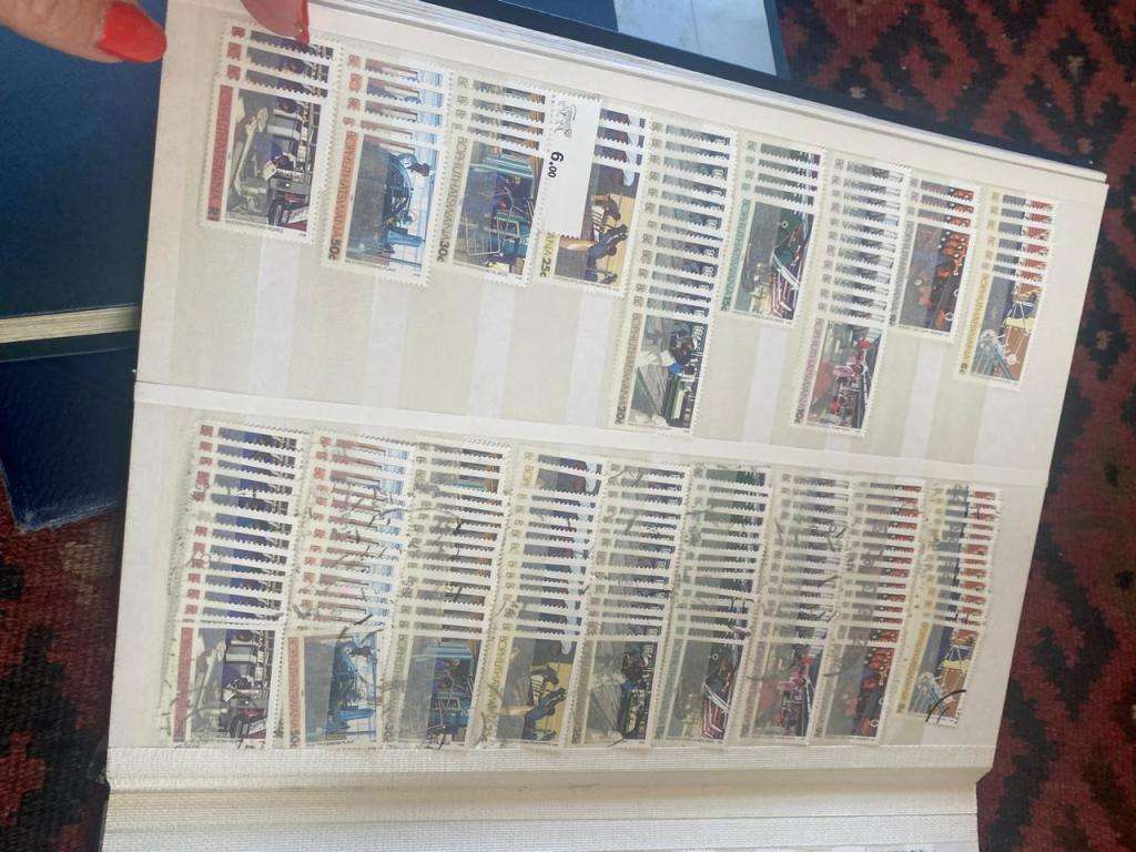 32 pages of stamps Boputhaswana