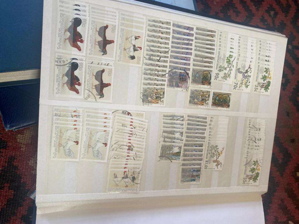 32 pages of stamps Boputhaswana