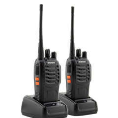 Pair of Professional Two Way Radio Walkie Talkie (2 Walkie Talkies)