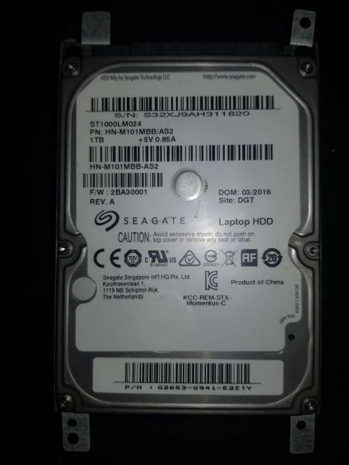 1 TB HDD SEAGATE LAPTOP HARDRIVE