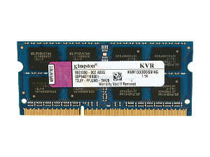 Kingston 4GB 204-Pin DDR3 SO-DIMM DDR3 1333 Laptop Memory Model
