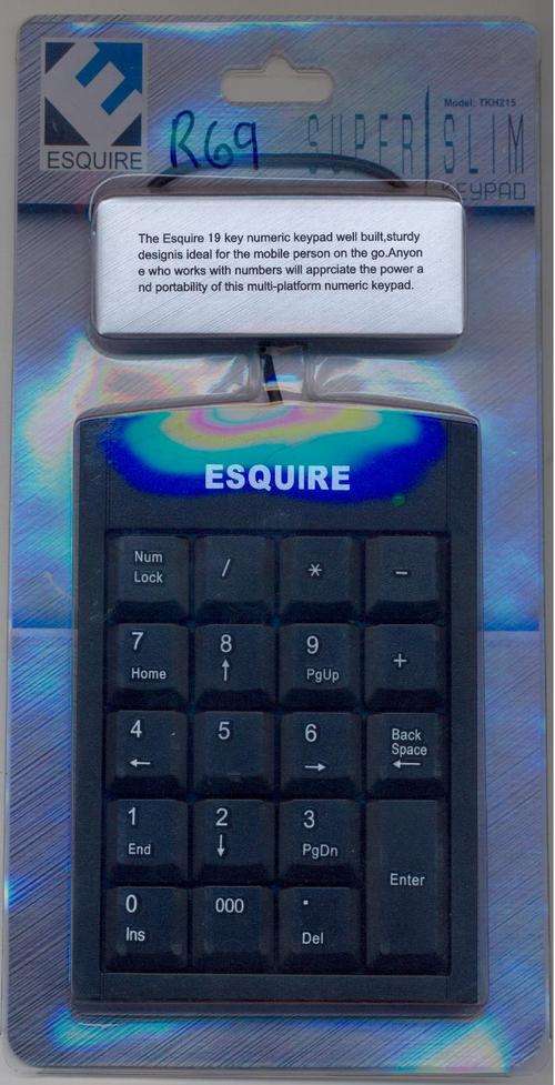 Esquire Super Slim Keypad