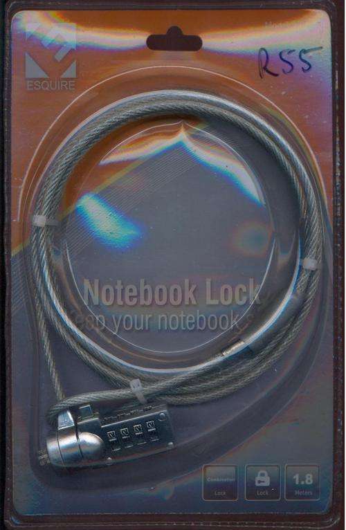 Esquire Notebook Combination Lock