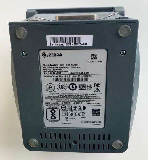 Zebra GK420d Advanced Desktop Direct Thermal Label Printer