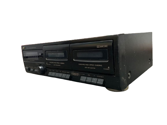 JVC TD-W118 Stereo Dual Cassette Deck Tested and Working