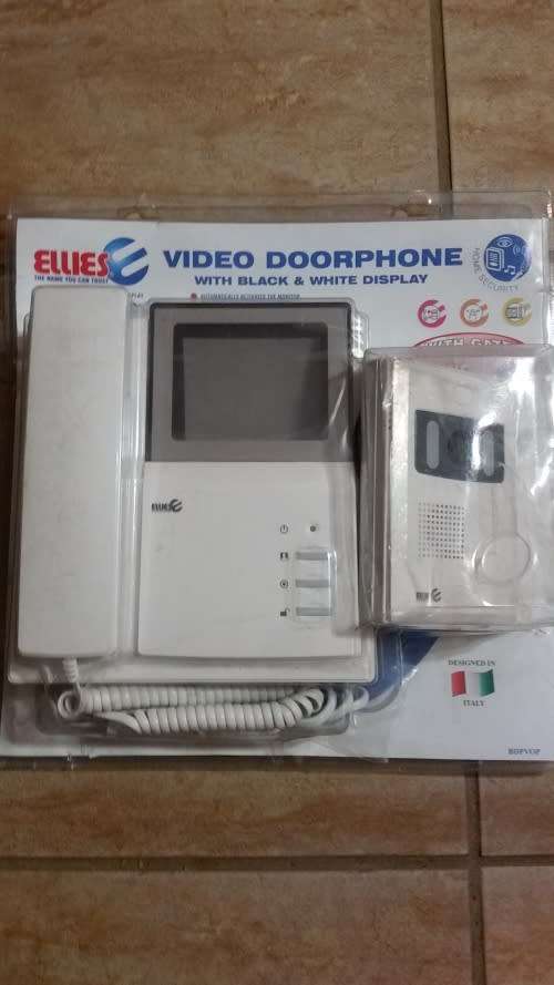 ELLIES VIDEO DOOR PHONE CAMERA + BLACK AND WHITE DISPLAY