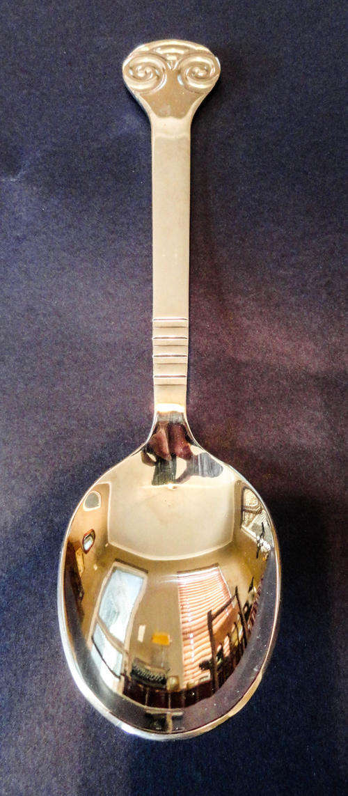 Carol Boyes large stainless spoon.