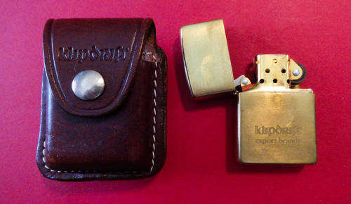 Klipdrift Zippo lighter with pouch!