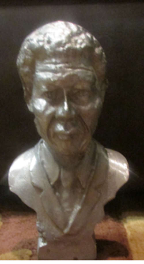 Metal Mandela Statue