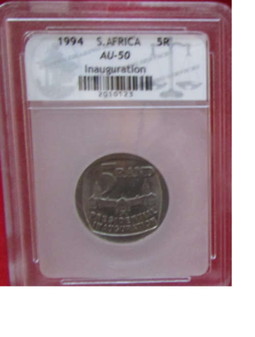 AU50 1994 Mandela Inauguration R5