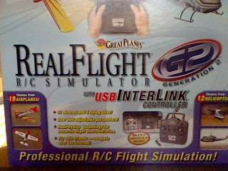 RealFlight R/C Simulator with USB Interlink Controller
