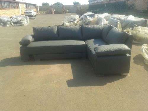 Lounge Suites L Shape Turns Into Bed SPECIAL BONDED LEATHER