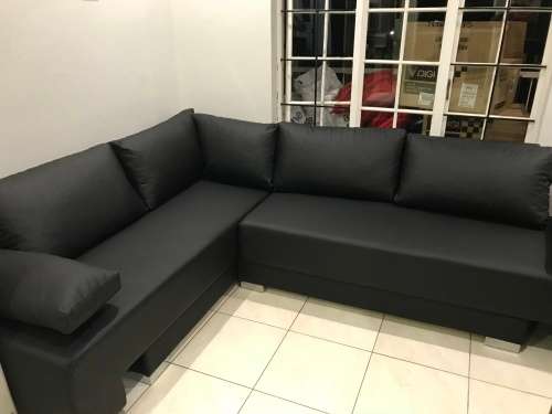 Lounge Suites L Shape Turns Into Bed SPECIAL BONDED LEATHER