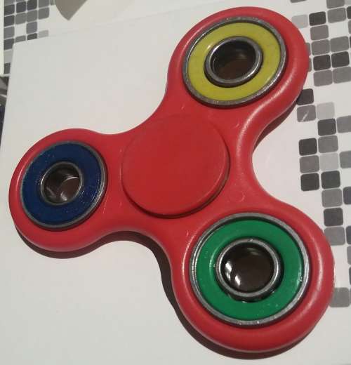 Fidget Spinner 4 Bearing High Quality RED
