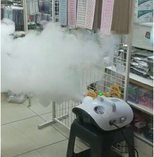 Fogging machine 100% sanitizer sterilization method