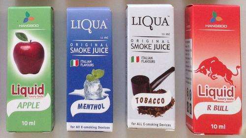 Electronic Cigarette Liquid Pack 4 x 10ml Flavors