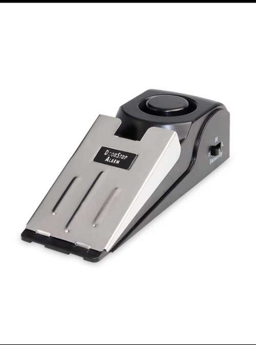 Door stopper with alarm