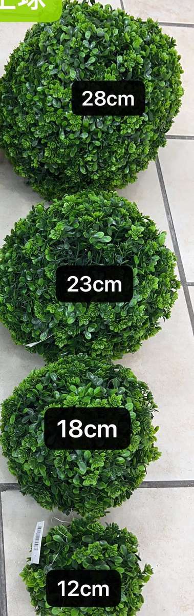18cm Giant Artificial Boxwood Topiary Ball/grass balls/ 2pcs