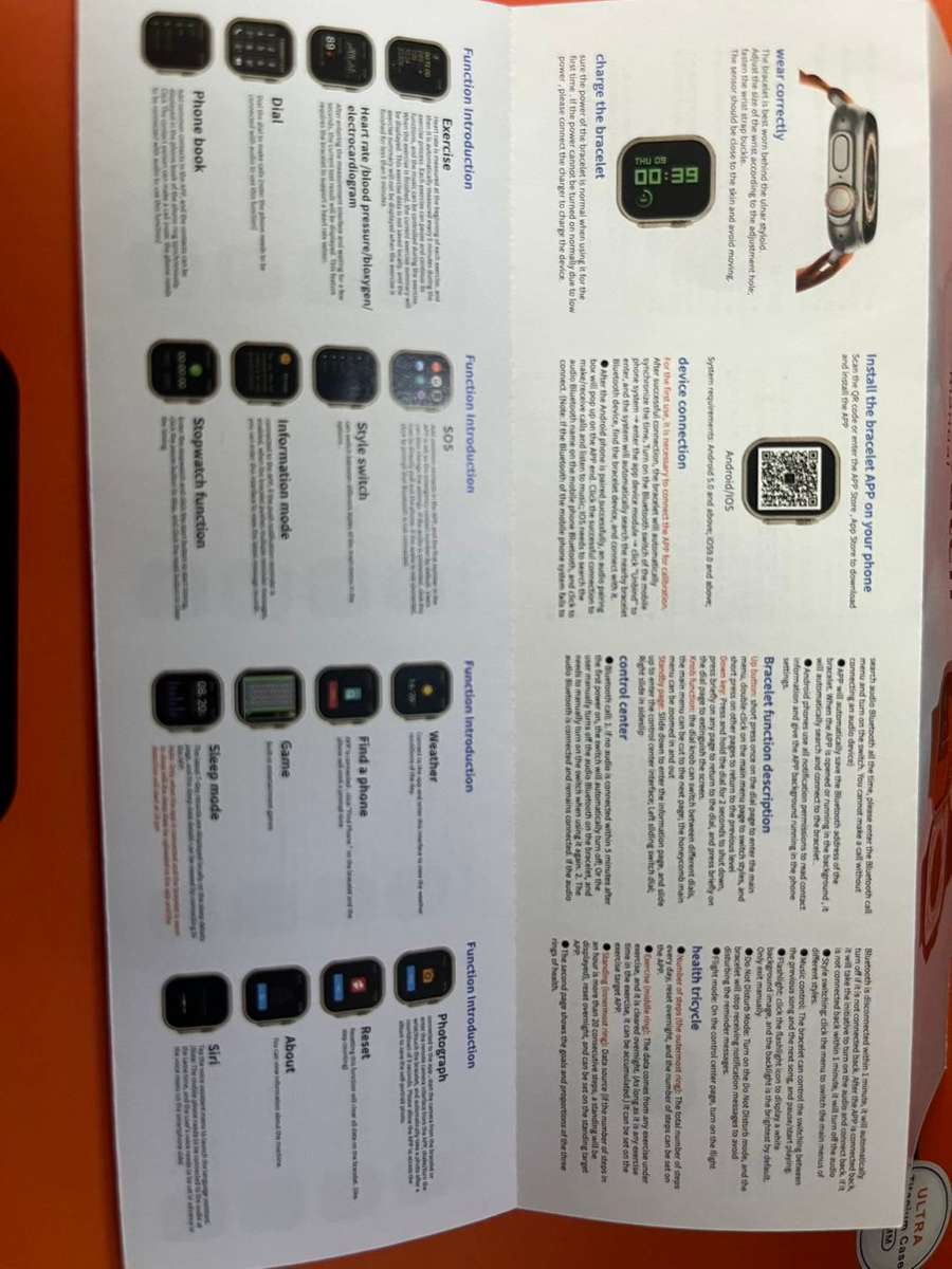 ULTRA 7 in l strap smart watch