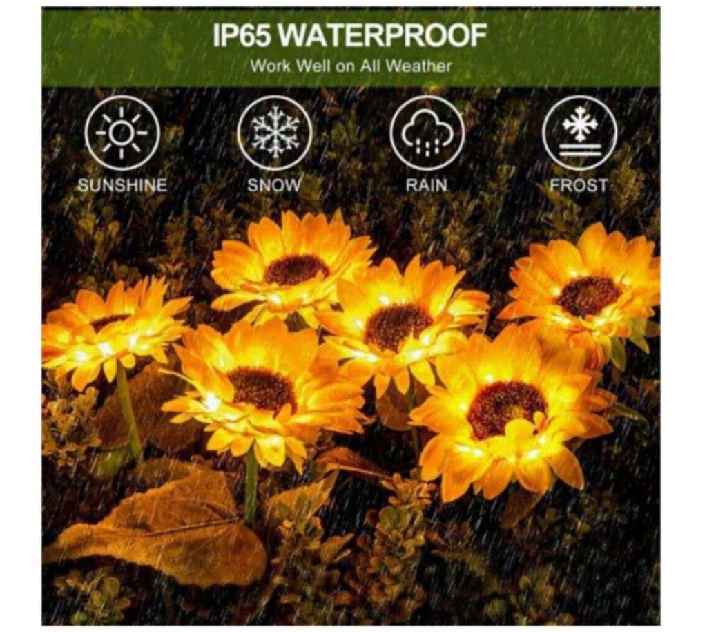 LED Solar Sunflower Garden Light TS-175B