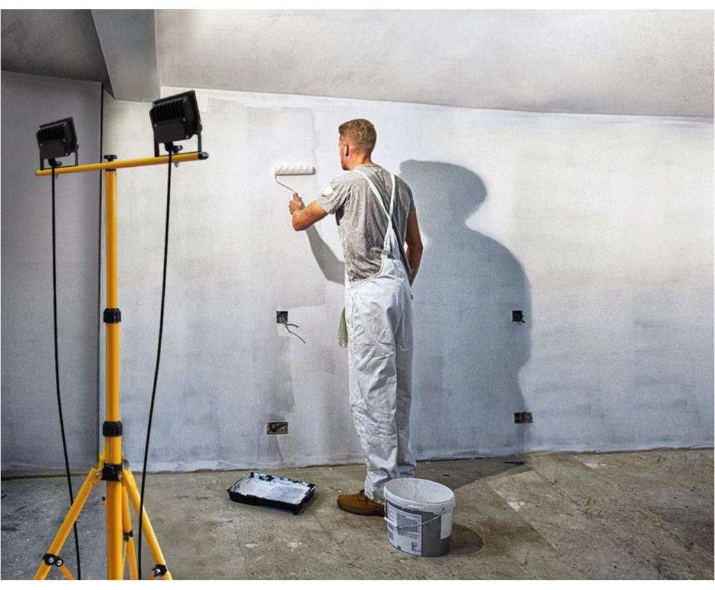 Light Tripod Stand Portable Work Site Floodlight Telescopic Tripod 1.5M