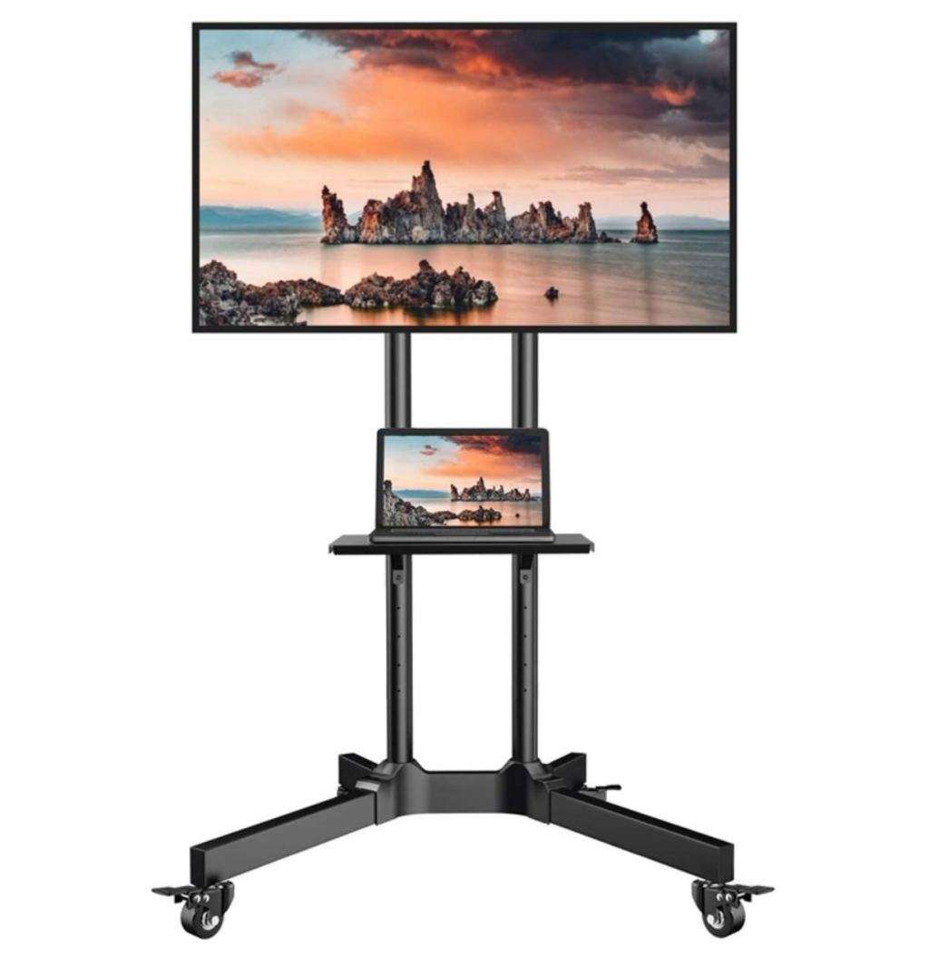 Mobile TV Trolley Stand Cart With Wheels