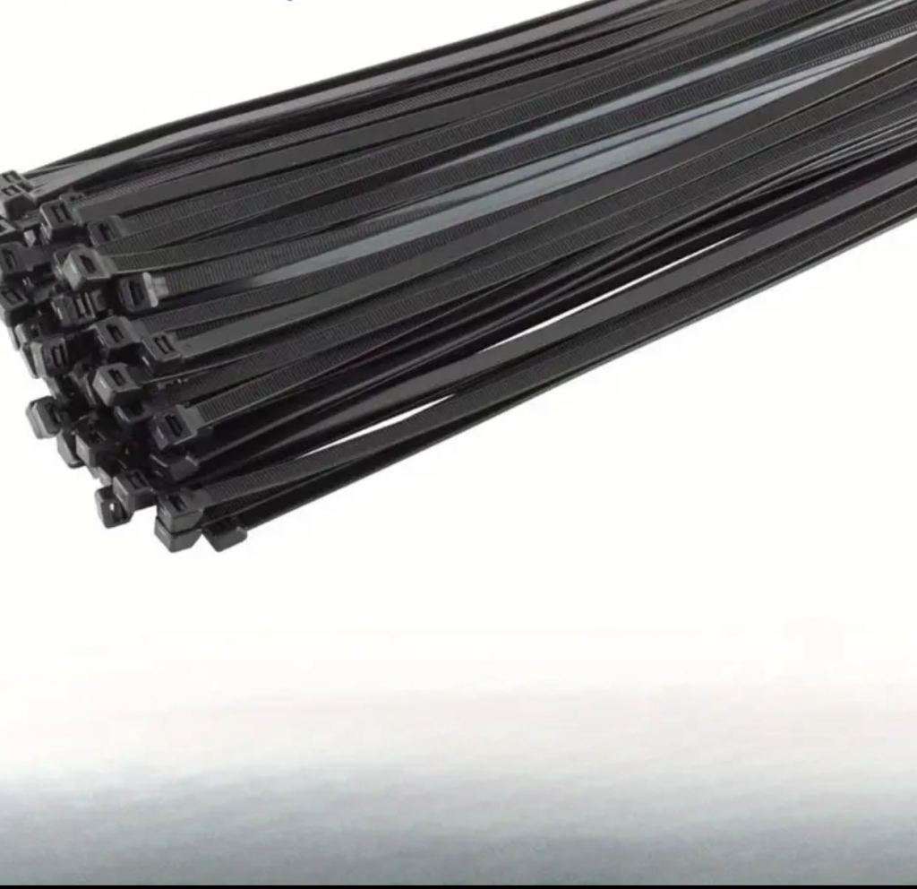 Plastic Cable Tie-4 X 250mm Pack of 50 Pieces Black