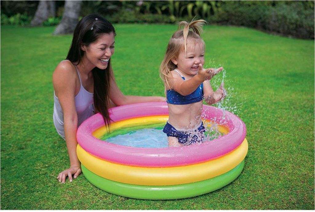 Inflatable Baby Swimming Pool(1.50mx35cm)