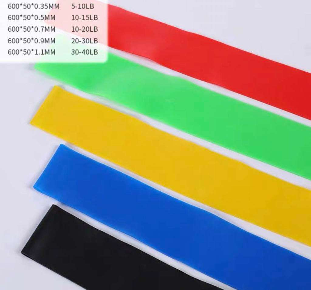 Latex yoga hip leg elastic belt elastic rope yoga shoulder b