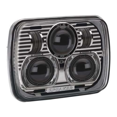 Pair of LED Headlights 200x142mm (Fits Hilux) - JW Speaker 8900. Made in the USA